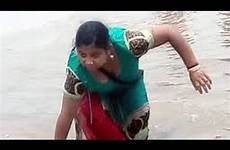 boudi bathing hot bengali indian beach digha sea