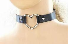slave collars neck sex women choker leather bondage heart fetish belt shaped adult toys health