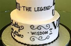 cake vintage dude tiered legend birthday man myth