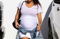 kourtney kardashian pregnant baby maternity her bump relaxed looks stylish shopping flaunts ibtimes wear beverly hills la