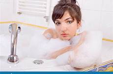 bathtub woman stock preview