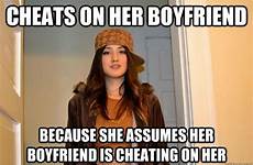 boyfriend her cheating quickmeme meme memes assumes cheats because she caption own add