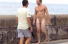 naked nude men guys hot guy straight cmnm beach gay exposed thisvid videos public goes australian blond jock cock big