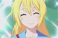 smile anime face closed eyes characters girl smiles down frown just girls turn really people ever do chitoge nisekoi kirisaki