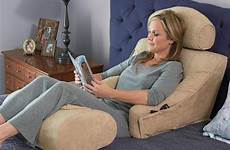 bed lounger comfort hammacher pillow foot comfortable comfy rest upright pillows superior schlemmer reading laying massage while shiatsu again position