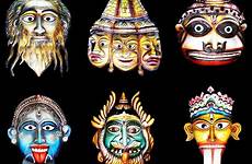 masks india deity