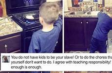 son mom chores teaches teach her gets 7k aren criticized just women online nikkole boredpanda girls