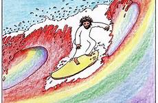 lgbtq hayward cartooning surfs rainbows
