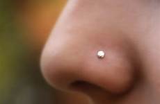 nose piercing disk studs tragus sterling hammered mm cartilage