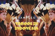 taboos indonesia examples