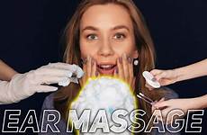 ear asmr massage mooney shaving tingly intentional ears cream female very via