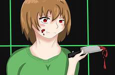 chara demon crazy eyes gift japanese deviantart