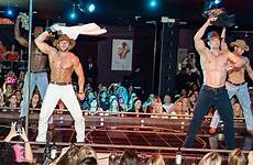 male strippers their real magic audience crowd mikes female sex off meet flashing performances dreamboys hotly gaggle anticipated punters action