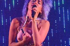 miley cyrus topless stage strap dildo boobs fake show naked strapon wearing ever most wears tour penis breasts controversial totally