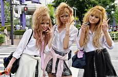 blonde shibuya japanese girls gyaru girl fashion style hair school kogal schoolgirls outrage cultural appropriation outfits xenophobia thinly veiled socks