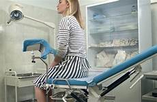chair gynecologist examination female gynecological patient sit asking stock preview his