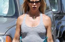 goldie hawn braless jogging jog brentwood opted