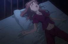 gifs kuroko shirai aru railgun sleep giphy kagaku dormir