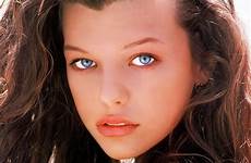 jovovich milla young celebrity sexy mila early joven model she years youth teenager beauty girl teen childhood 80s wild