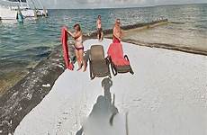 sunbathing cancun streetview blurred sunbather weird