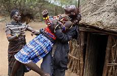 kenya tribal ceremony wedding women tribe traditional dowry pokot village takes girl goats struggle young dragged sold bride being away