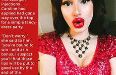tg caps captions transformation lips stories caption sissy forced doll hypnosis latex feminization control rubber mannequin transgender pucker humiliation life