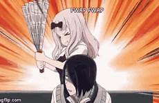 gif chika spanking fujiwara spank girl gifs anime angry blood tenor bad good
