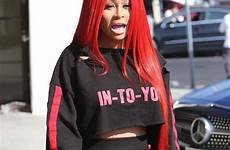 chyna blac red hair blood her sexy look fiery below