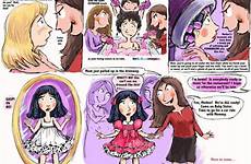 sissy baby tg captions girl sister diaper girls forced comics transgender deviantart feminization maid spanking little family boy cartoons evie