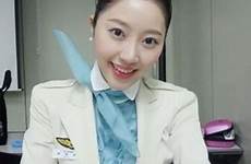 korean air hostess uniform girls