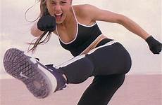 sporty chisholm kick fitness 1990s halliwell fans bunton dropped katrina