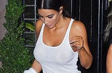 tank sheer top kim kardashian braless goes nipples ibtimes