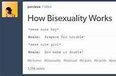 bi tumblr bisexual joke comments humor bisexuality pride puns