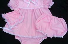 baby sissy adult dress pink set custom size diaper abdl cotton handmade dresses girl clothing 3pc outfits diapers panties etsy