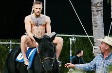 horse mcgregor conor naked race racing world cnn gets sport
