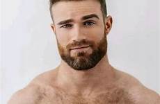 chested hunks scruffy male beard poilu bearded torse shirtless