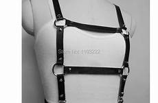 chest bust harness sculpting cage garter bra belt bondage basic handmade leather body men style women