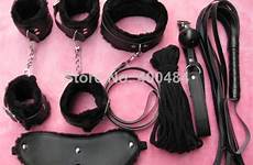 toys adult bondage sex suit health cuffs ankle pu wrist collar rope whip gear kit