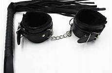 sex leather flogger whip cuffs pcs set handcuffs toys dhgate bdsm bondage hand couples