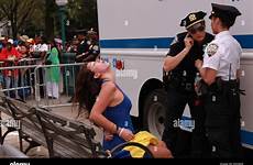 woman under arrest usa arrested stock indian alamy police protest york west searched being sep 1st parkway parade brooklyn eastern