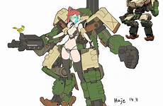 overwatch fanart bastion girl over concept rule hentai deviantart character mech anime crab robot characters mtf suit арт lagoon choose