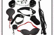 bondage leather blindfold restraint handcuff toy rope fetish erotic collar gag adult game set couple sex