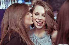 kissing licking lesbian wallpaper tongues lips wallpapers shmidt fedor couple women brunette backgrounds desktop hd cave