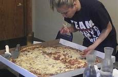eating she stuffing food woman face her sudo pizza restaurant eaten meals biggest competitive seriously religiously enough takes train said