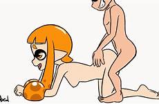 inkling splatoon sex girl rule34 nude boy rule 34 gif squid games video nintendo style doggy animated hair respond edit