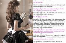 captions tg sissy transgender maid caps girly gender girl maids dress visit domina too