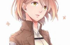 anime petra short ral girls wallpaper kyojin shingeki brown haired titan attack female px character wallhaven aot cc levi reader
