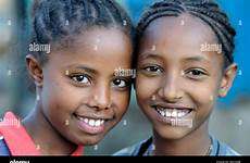 girls ethiopia gondar alamy
