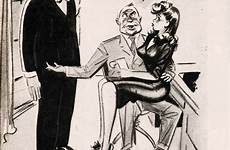 secretary vintage humor spanking comics sexual secretaries sexist boss drawings harassment workplace spanked wildly hilarious mid century years flashbak story