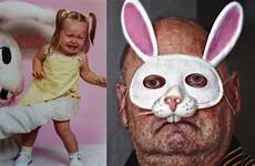 easter evil bunnies family bunny creepy look terrifying horror worst kids wickedhorror